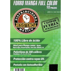 Forro para Manga Full Color - Linea economica 10 pz.