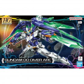 Gundam Build Metaverse - GN-0000DVR/II Gundam 00 Diver Arc - HGGBM - 1/144