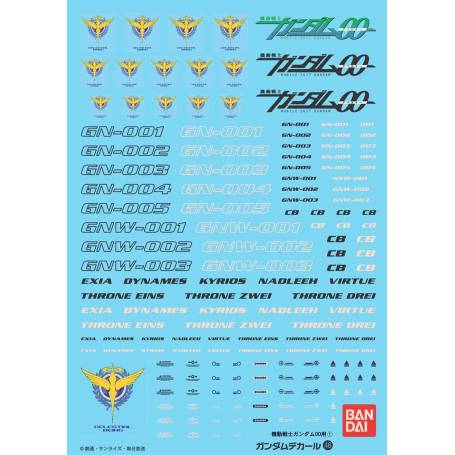 HG Gundam Decal Mobile Suit Gundam 00 Vol01