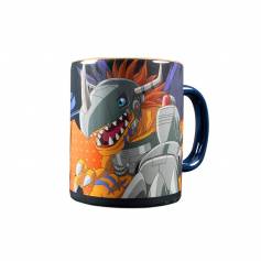 Taza Jumbo Digimon Metal Greymon 567ml