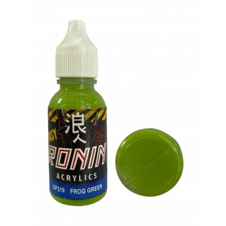 Ronin - Fantasy Acrylic Frog Green