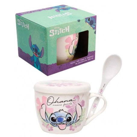Stitch - Tarro con tapa y cuchara 1754-101