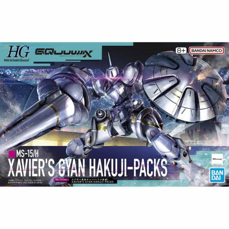Gundam GQuuuuuuX - MS-15/H Xavier's Gyan (Hakuji Soubi) - HGGQ (7) - 1/144