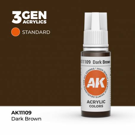 MARRÓN OSCURO – ESTANDAR – 3GEN PINTURA ACRILICA