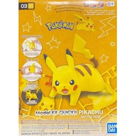 Pokemon - Pikachu - Model Kit Quick!! 03
